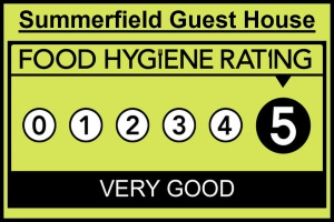 Summerfield Guest House Bridlington Hygiene Certificate